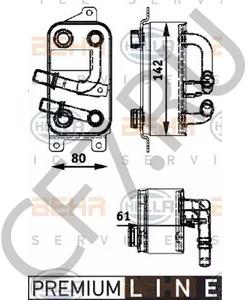 17217519213 AUTOSTAR РАДИАТОР МАСЛЯНЫЙ в городе Екатеринбург
