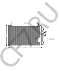 4174967 AUTO UNION Конденсатор, кондиционер в городе Екатеринбург