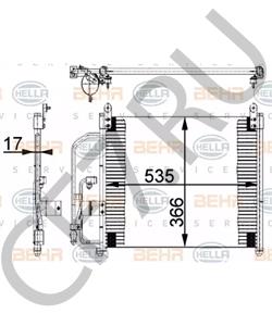 96274635 ZAZ Конденсатор, кондиционер в городе Екатеринбург