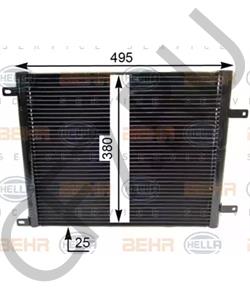 900 08625 DEUTZ-FAHR Конденсатор, кондиционер в городе Екатеринбург