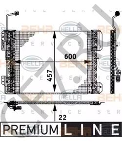 9405000254 BHARATBENZ Конденсатор, кондиционер в городе Екатеринбург