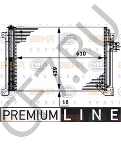 41214450 ASTRA Конденсатор, кондиционер в городе Екатеринбург