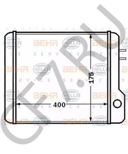 98430072 ASTRA Теплообменник, отопление салона в городе Екатеринбург