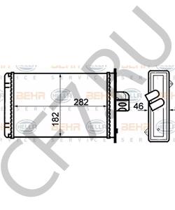 5003372AA PLYMOUTH Теплообменник, отопление салона в городе Екатеринбург