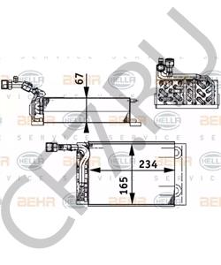 911.573.929.00 PORSCHE Испаритель, кондиционер в городе Екатеринбург
