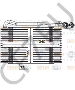 8D2 820 103 A SKODA Испаритель, кондиционер в городе Екатеринбург