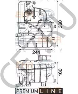 AL 179 270 JOHN DEERE Компенсационный бак, охлаждающая жидкость в городе Екатеринбург