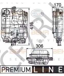 4101 9640 IVECO Компенсационный бак, охлаждающая жидкость в городе Екатеринбург