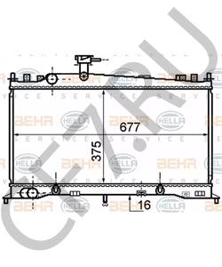 LF2115200 Dar Радиатор основной MAZDA6 / ATENZA 1.8 / 2.0 02-05 в городе Екатеринбург