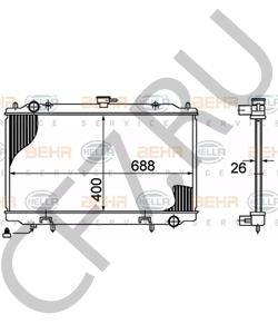 21410-0L815 INFINITI Радиатор, охлаждение двигателя в городе Екатеринбург