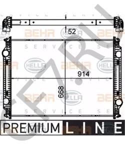 BHT C1680 Freightliner Радиатор, охлаждение двигателя в городе Екатеринбург
