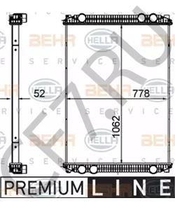 BHT 98476 Freightliner Радиатор, охлаждение двигателя в городе Екатеринбург