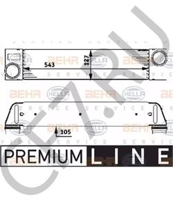 17517790846 BRYMAN ОХЛАДИТЕЛЬ НАДДУВОЧНОГО ВОЗДУХА в городе Екатеринбург