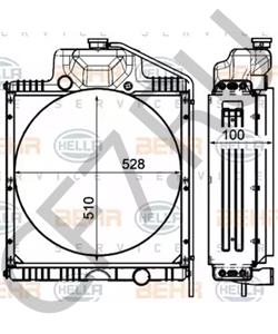 77 00 060 775 CLAAS Радиатор, охлаждение двигателя в городе Екатеринбург