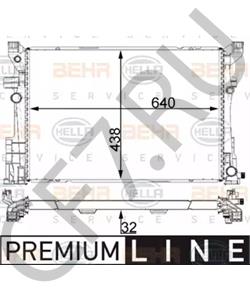 A2465001403 INFINITI Радиатор, охлаждение двигателя в городе Екатеринбург