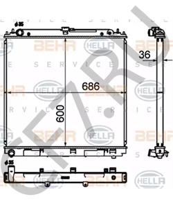 21410EB30A AWD Радиатор, охлаждение двигателя в городе Екатеринбург