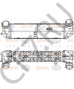 17 11 7 618 769 BMW (BRILLIANCE) Интеркулер в городе Екатеринбург