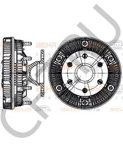 5010150893 Renault Сцепление, вентилятор радиатора в городе Екатеринбург