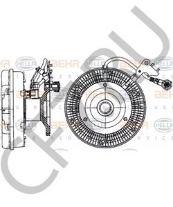 0002008622 Maxpower Муфта вязкостная MAXPOWER,MERCEDES-BENZ,ACTROS MP2 (/ 5412001822/ 5412001022/ 5412001122/5 в городе Екатеринбург