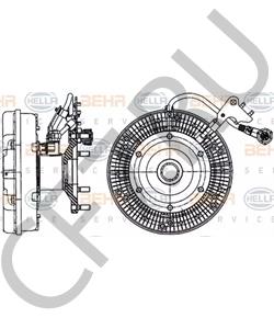 A5412001622 Mercedes Вискомуфта вентилятора в городе Екатеринбург