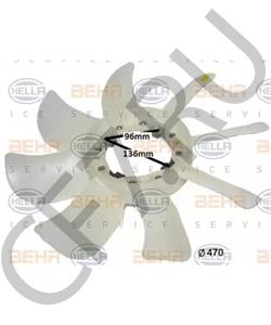 16361-17030 LEXUS Крыльчатка вентилятора, охлаждение двигателя в городе Екатеринбург