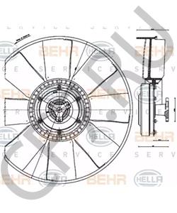 5040 38112 IVECO Вентилятор, охлаждение двигателя в городе Екатеринбург