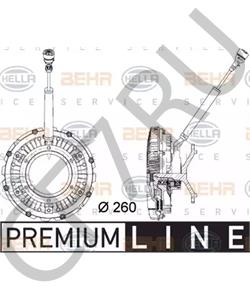 A0002007722 ZF Муфта вязкостная привода вентилятора D=260 КамАЗ 5490/ MB Axor II в городе Екатеринбург