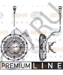 7420993866 Renault Сцепление, вентилятор радиатора в городе Екатеринбург