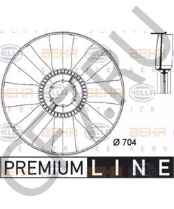 906 205 04 06 EVOBUS Крыльчатка вентилятора, охлаждение двигателя в городе Екатеринбург