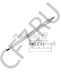 01-01-110 Ashika Свеча накаливания в городе Екатеринбург