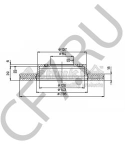 MR449769 MITSUBISHI Тормозной диск в городе Екатеринбург