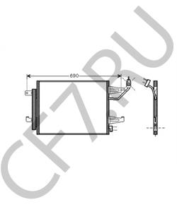 55312375 MAN Конденсатор, кондиционер в городе Екатеринбург