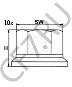 8.241.999.726 KÄSSBOHRER Гайка крепления колеса в городе Екатеринбург