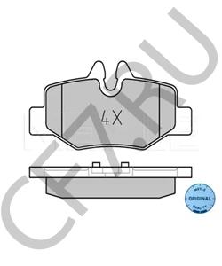 636 420 03 20 MERCEDES-BENZ (FJDA) Комплект тормозных колодок, дисковый тормоз в городе Екатеринбург