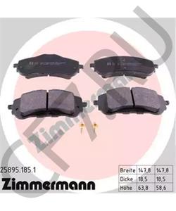 1612886480 PEUGEOT (DF-PSA) Комплект тормозных колодок, дисковый тормоз в городе Екатеринбург