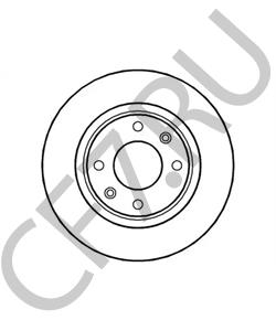 4541000 DONGFENG (DFM) Тормозной диск в городе Екатеринбург