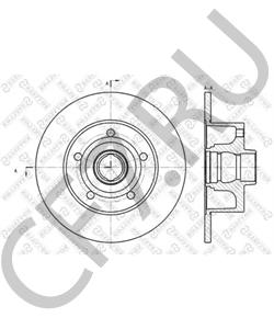 '230394 DT SPARE PARTS Диск сцепления [400GTZ] в городе Екатеринбург