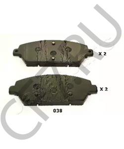 0603BAB02720N MAHINDRA Комплект тормозных колодок, дисковый тормоз в городе Екатеринбург