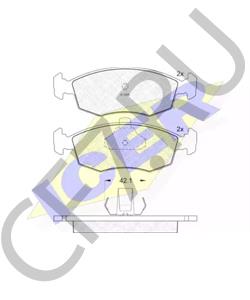 68112683AA RAM Комплект тормозных колодок, дисковый тормоз в городе Екатеринбург