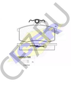 41010-5PA0D DATSUN Комплект тормозных колодок, дисковый тормоз в городе Екатеринбург