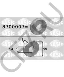 0516A6 DS Плоская шайба, ременный шкив - коленчатый вал в городе Екатеринбург