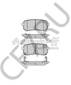 GDB3449 TRW Колодки задние HYUNDAI H1 (TQ), IX55, KIA CARNIVAL III (VQ) в городе Екатеринбург