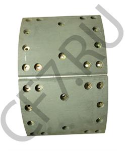 AZ9231342070 HOWO Колодка тормозная задняя в сборе H (220мм, 28 отв., мост АС16, НС16) в городе Екатеринбург