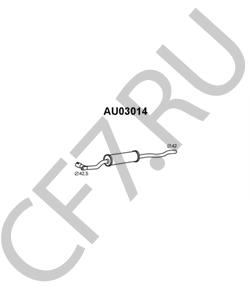 055253209AF AUDI Предглушитель выхлопных газов в городе Екатеринбург