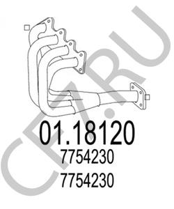 7754230 ALFAROME/FIAT/LANCI Коллектор, система выпуска в городе Екатеринбург