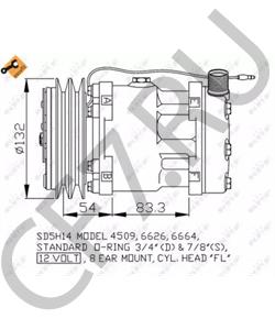 86508521 FORD NEW HOLLAND Компрессор, кондиционер в городе Екатеринбург
