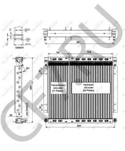 30/925615 JCB (BAMFORD) масляный радиатор, двигательное масло в городе Екатеринбург