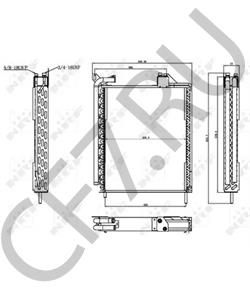 AL119566 JOHN DEERE Конденсатор, кондиционер в городе Екатеринбург