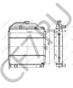 7700059907 CLAAS Радиатор, охлаждение двигателя в городе Екатеринбург