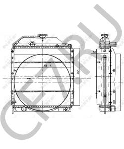7700056938 CLAAS Радиатор, охлаждение двигателя в городе Екатеринбург